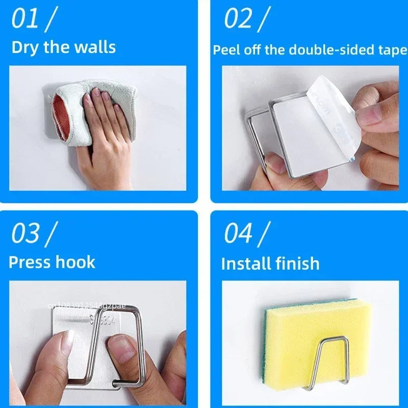 Kitchen Wall Hooks Accessories Storage Organizer