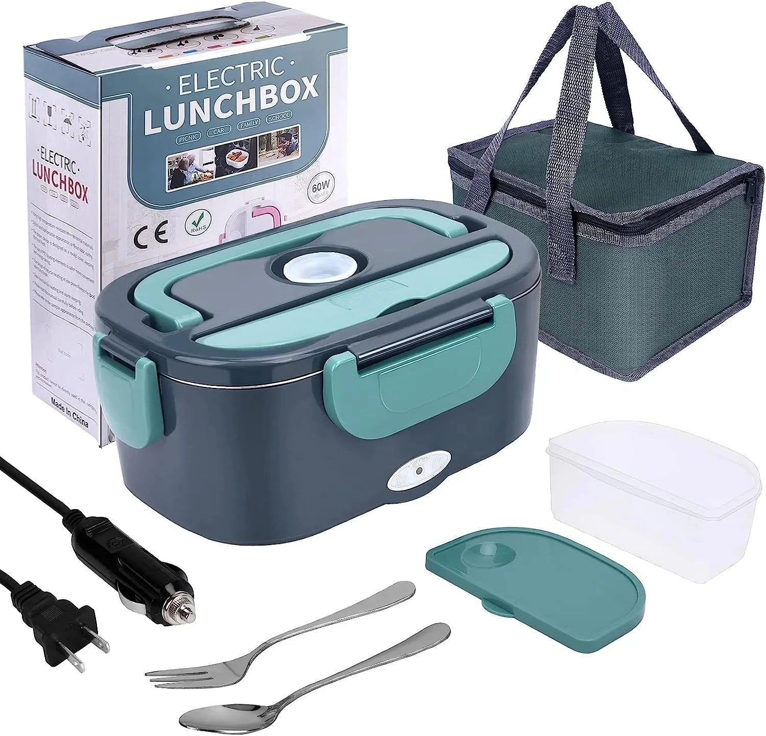 Electric Lunch Box Food Warmer Portable