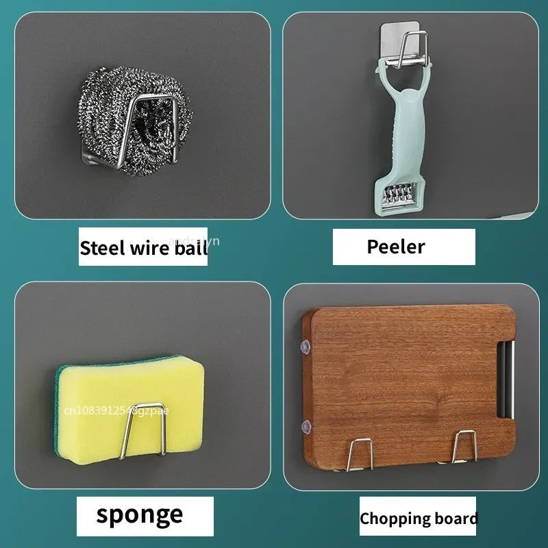 Kitchen Wall Hooks Accessories Storage Organizer