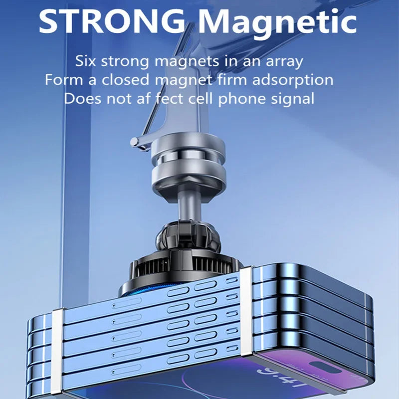 Cooling Magnetic Car Phone Holder