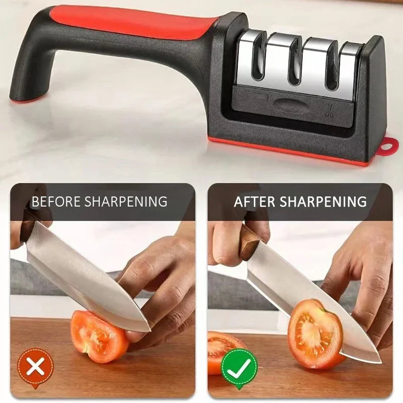 3/4-Segment Kitchen Knife Sharpener
