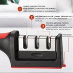 3/4-Segment Kitchen Knife Sharpener